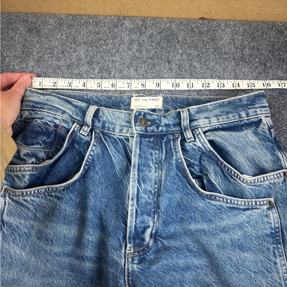 WE THE FREE Women’s Denim Final Countdown Cuffed Low-Rise Jeans size: 26 - Picture 12 of 14
